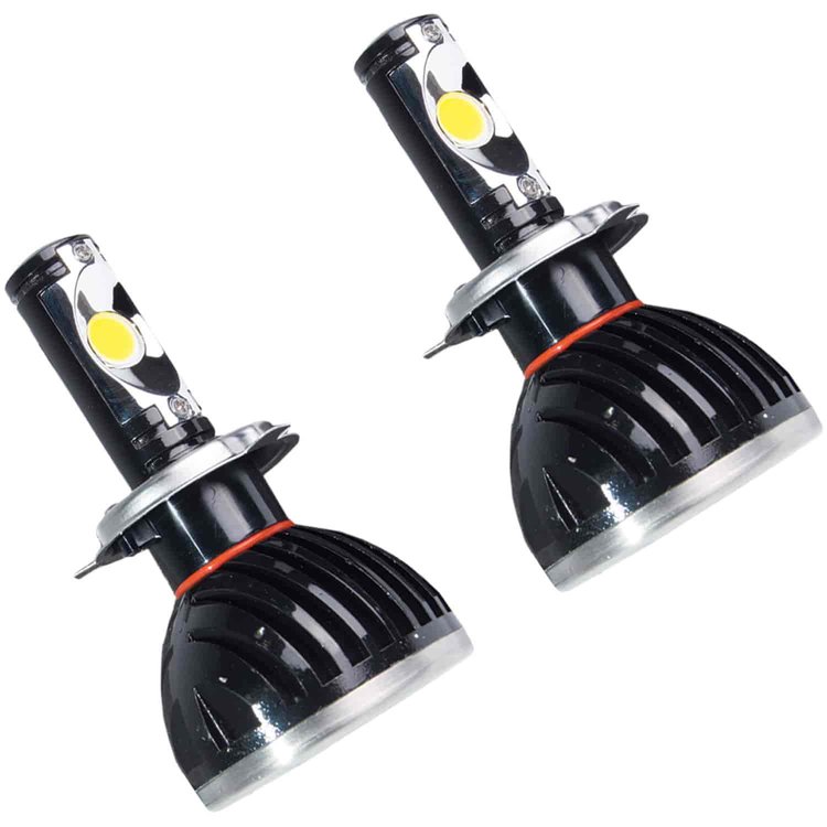 H4 LED Bulbs White Light