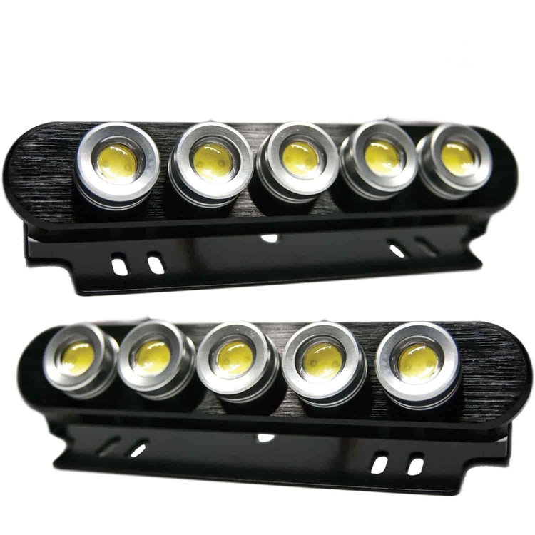 LED Bar Style Running Light 5 - 3W LED Bulbs