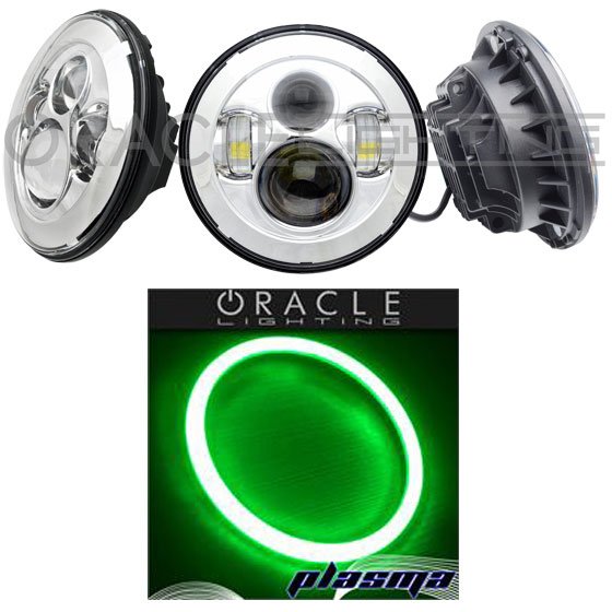 High Powered Sealed Beam Headlight Chrome Bezel