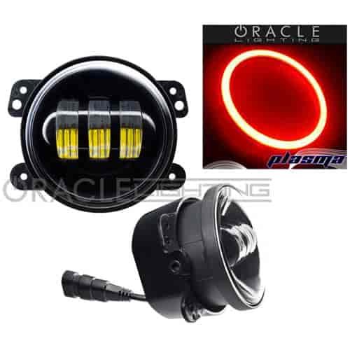 Off-Road LED Fog Lights Red Plasma Halo