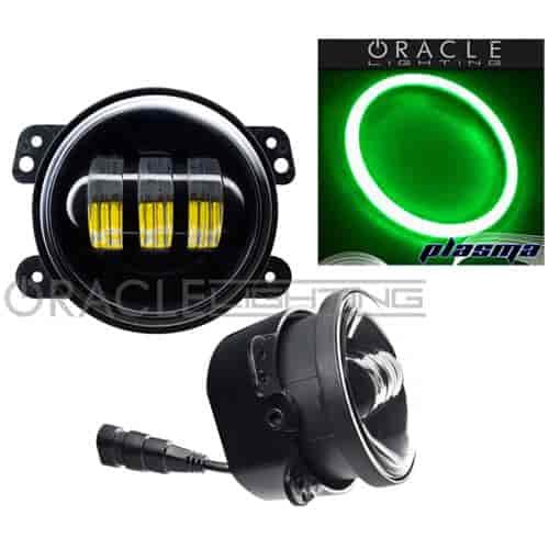 Off-Road LED Fog Lights Green Plasma Halo