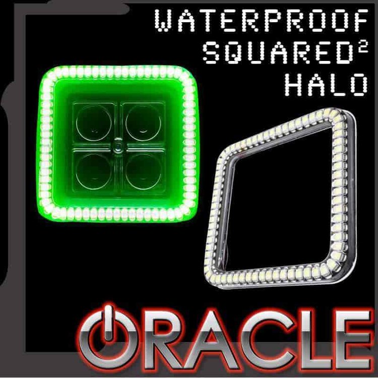 Squared LED Halo 3" x 3"