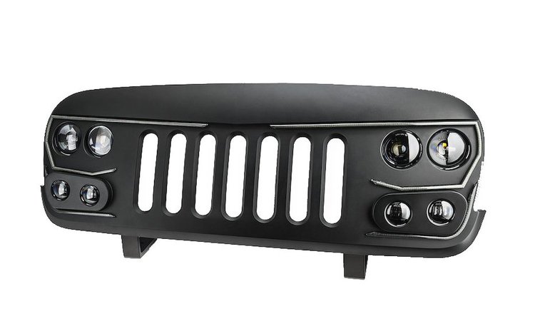 Vector Pro-Series Full LED Grille for 2007-2018 Jeep Wrangler JK