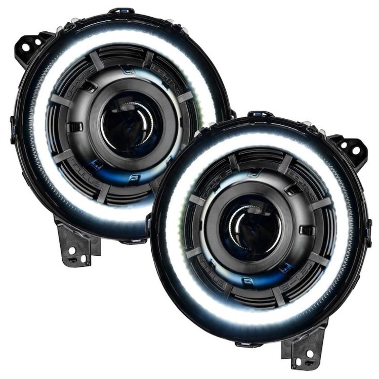 Oculus BI-LED 9" Projector Headlights for 2018-2020 Jeep Wrangler JL/2020 Jeep Gladiator JT