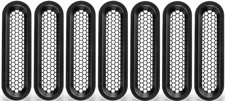 Vector Grill Vertical Mesh Inserts 2007-2018 Jeep Wrangler JK