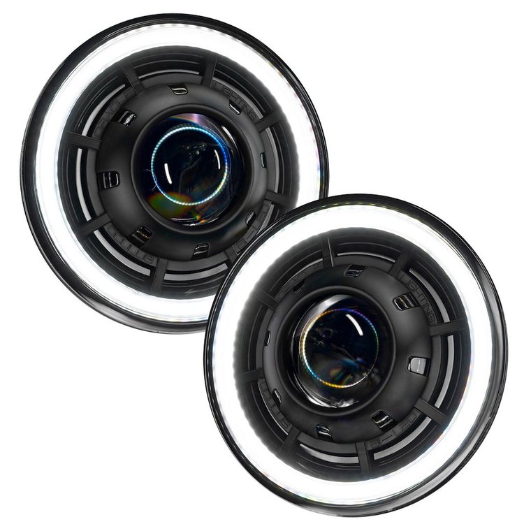 Oculus BI-LED 7 in. Projector Headlights for 2007-2018 Jeep Wrangler JK