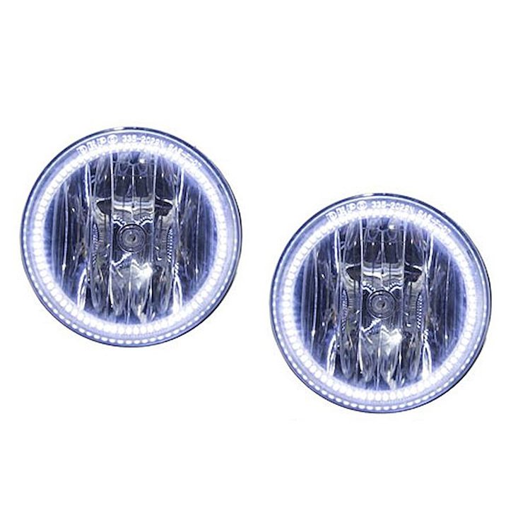 LED HALO Fog Light Assembly Comes with preinstalled white LED Halos
