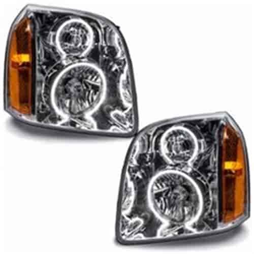 LED HALO Headlight Assembly Comes with preinstalled white LED Halos