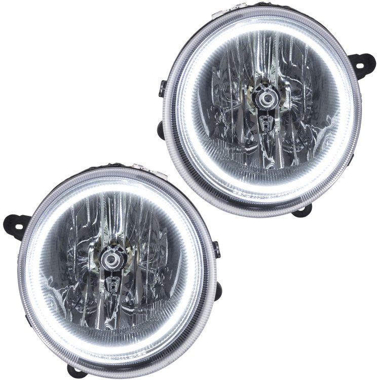 LED HALO Fog Light Assembly Comes with preinstalled white LED Halos