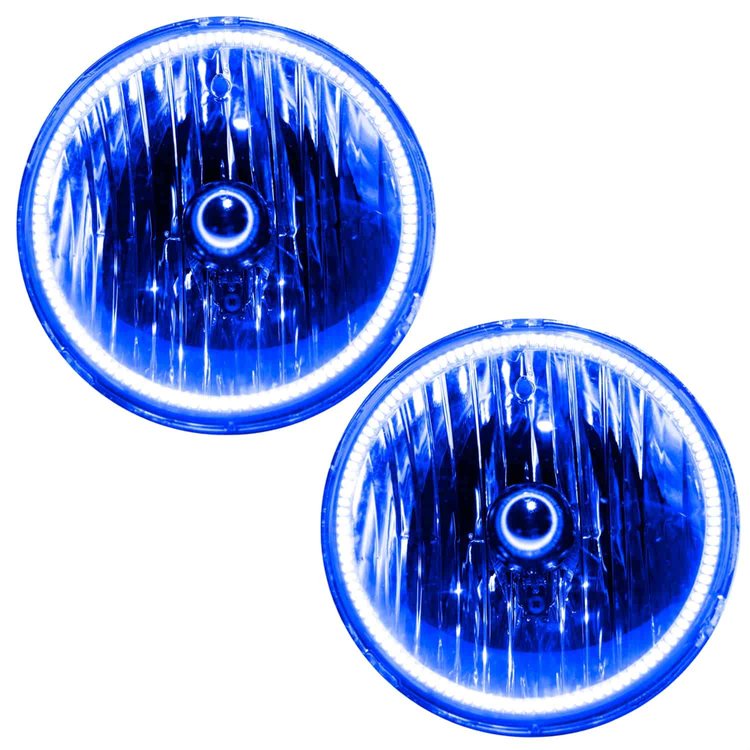 SEALED BEAM- ROUND BLU
