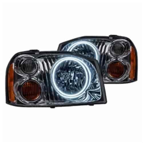 LED HALO Headlight Assembly Comes with preinstalled white LED Halos