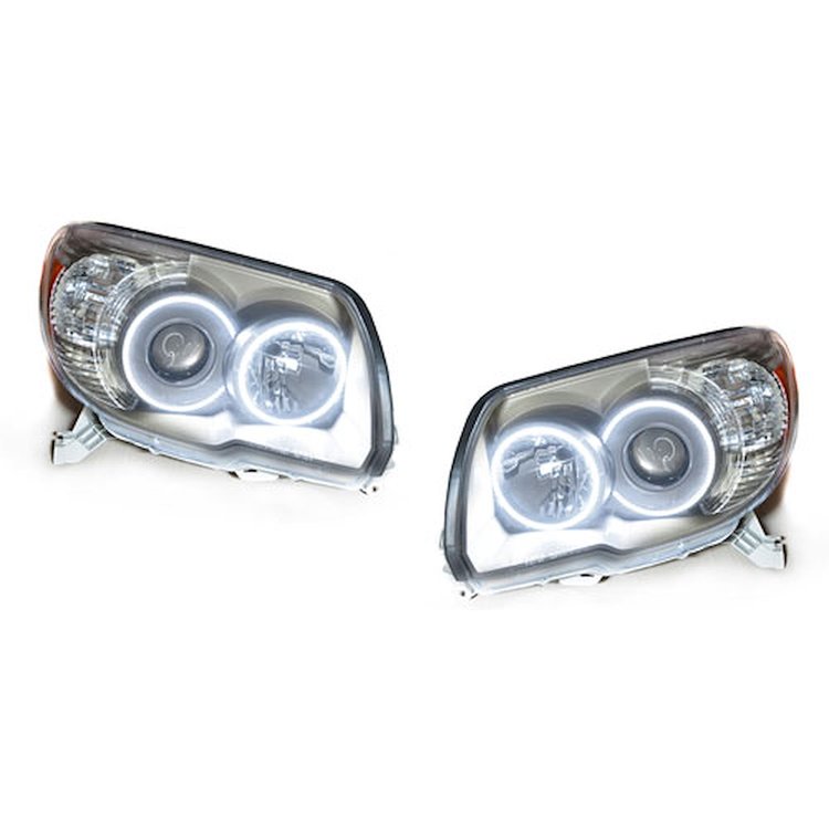 LED HALO Headlight Assembly Comes with preinstalled white LED Halos