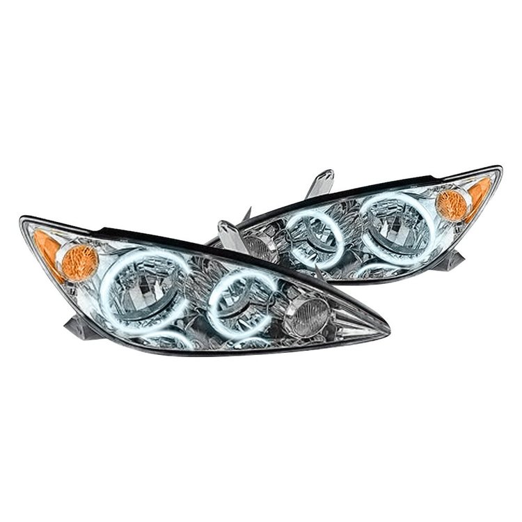 LED HALO Headlight Assembly Comes with preinstalled white LED Halos