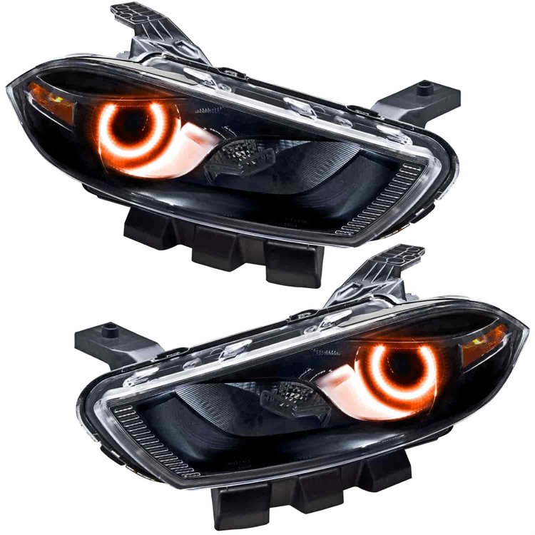 2013 2015 Dodge Dart HID Style SMD HL Black