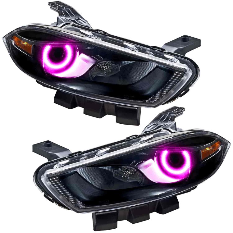 2013 2015 Dodge Dart HID Style SMD HL Black