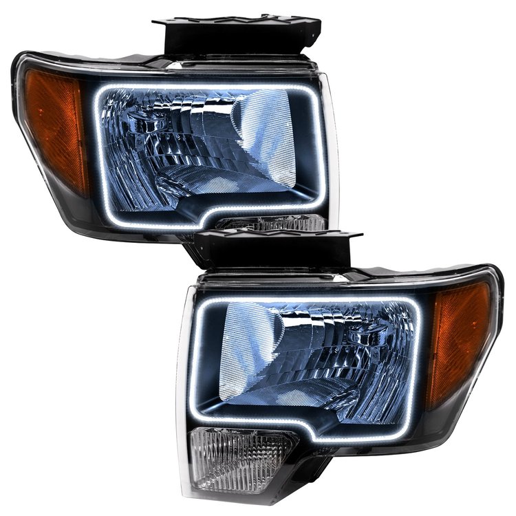 2009 2014 Ford F 150 ALL LED HL Black