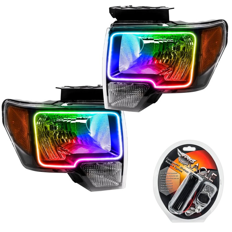 2009 2014 Ford F 150 ALL LED HL Black