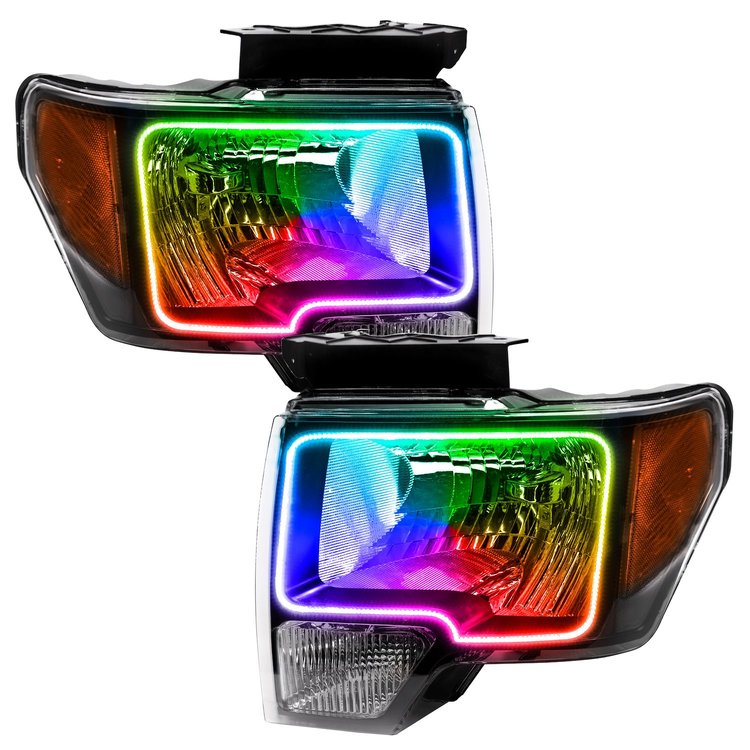 2009 2014 Ford F 150 ALL LED HL Black