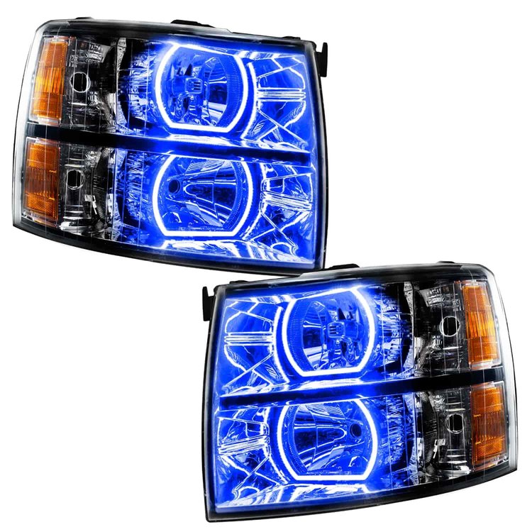 2007 2013 Chevrolet Silverado ALL PLASMA HL Black Square Style