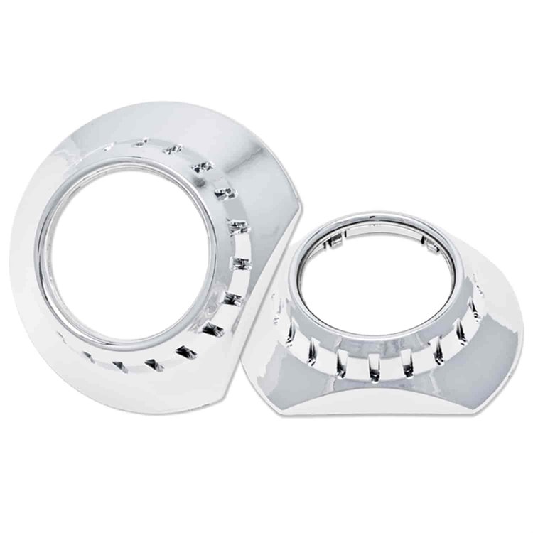 E46 R Extended Projector Bezels Pair