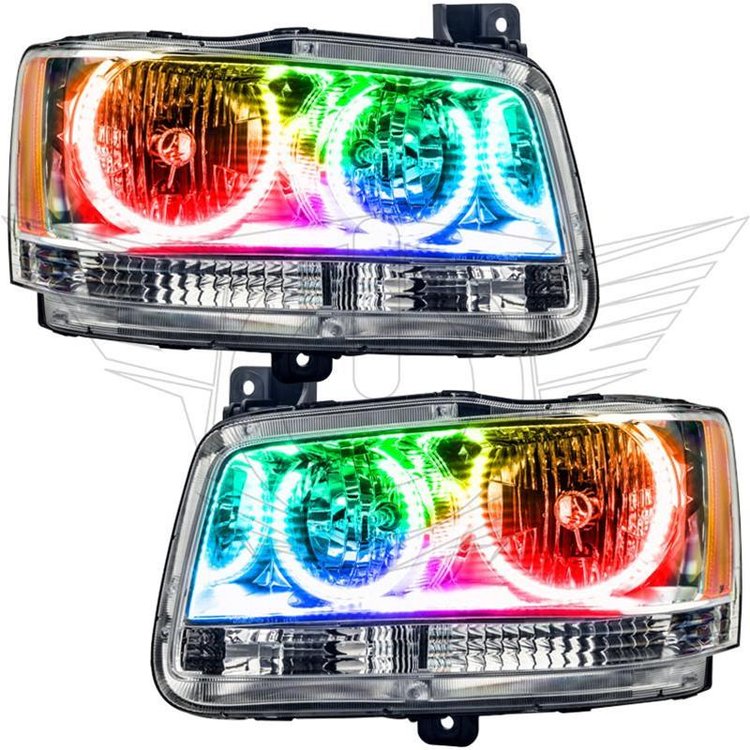 8901-330 SMD Pre-Assembled Headlights, Chrome Bezel, ColorSHIFT