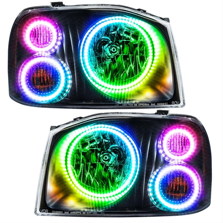 8905-334 SMD Pre-Assembled Headlights, Triple Halo, ColorSHIFT - No Controller
