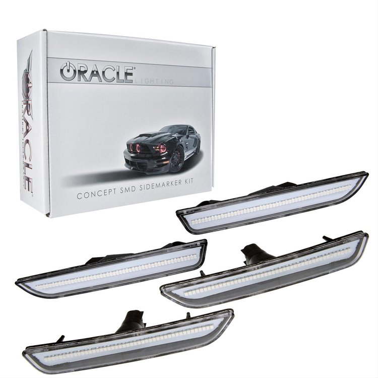 2010 2014 Ford Mustang Concept Sidemarker Set Clear No Paint