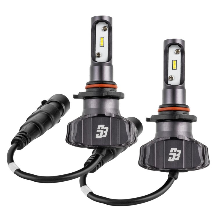 S3 LED Headlight Bulb Conversion Kit [9005 Style]