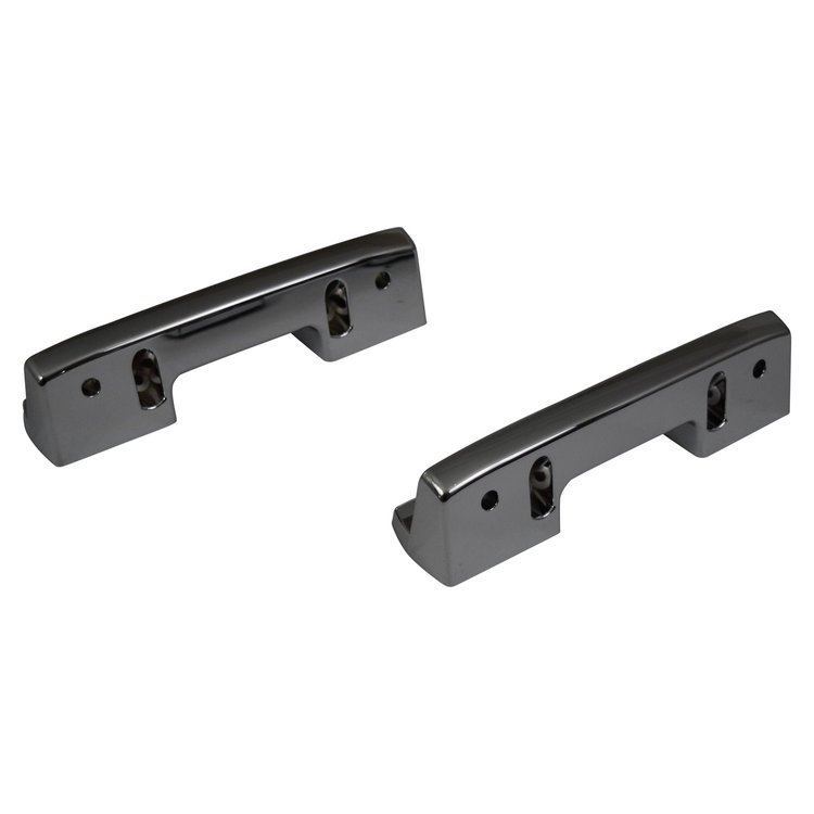 AB03-67P for 1965-1967 Chevy Nova/Chevrolet Front Armrest Base Chrome Pair