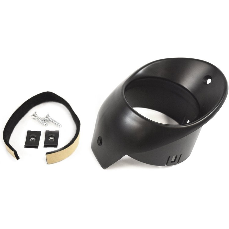 Air Vent Bezel LH. Black 66-67 Chevelle