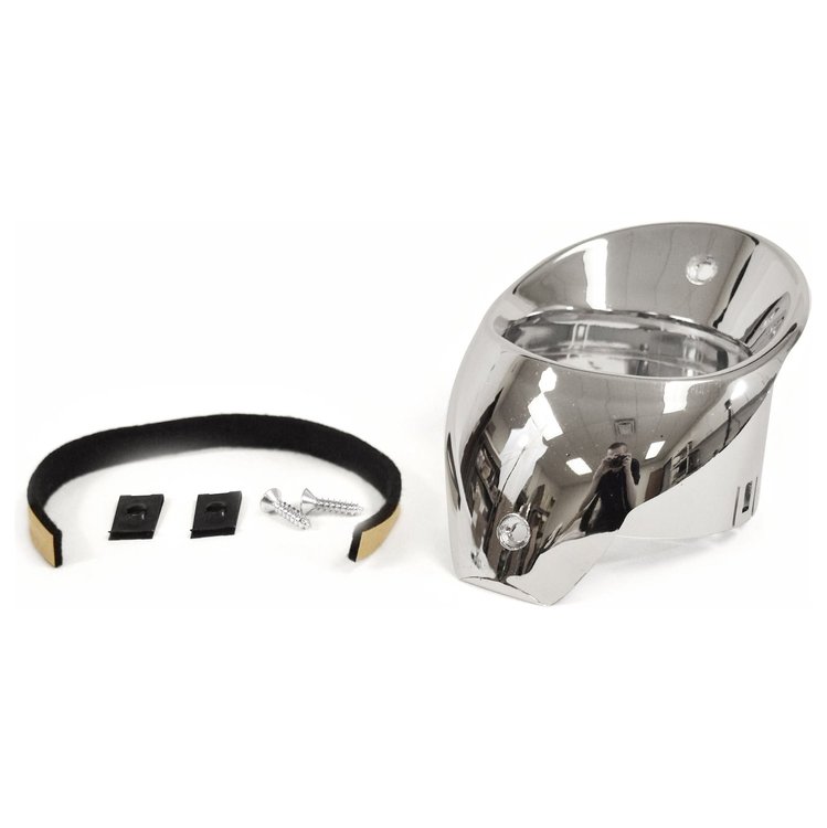Air Vent Bezel RH. Chrome 66-67 Chevelle