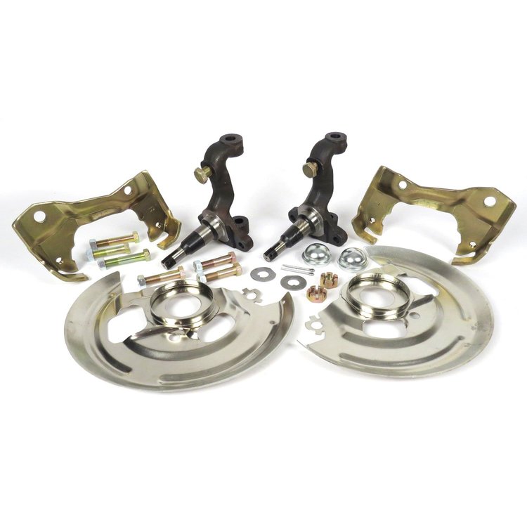 FRONT DISC SPINDLE KIT PR. 67-69 F-BODY / 68-74 X-BODY / 64-72 A-BODY INCLUDES SPINDLES CALIPER MOUN