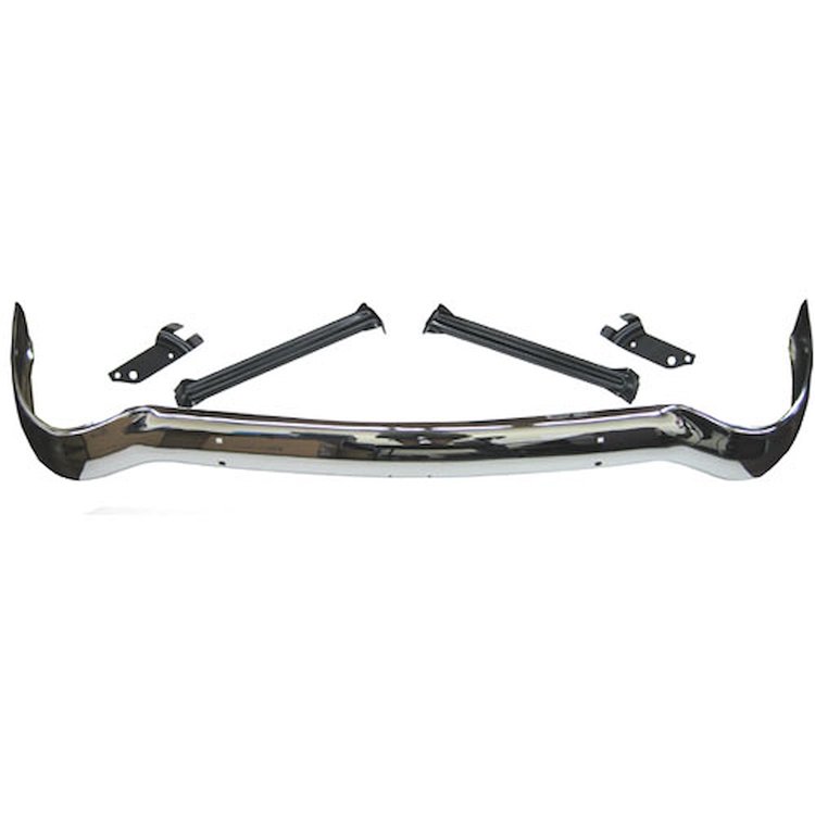CALIFORNIA STYLE FRONT BUMPER 1 PC 55 CHEVY BELAIR W/ BRACKET do not sell. don t carry this anymore.