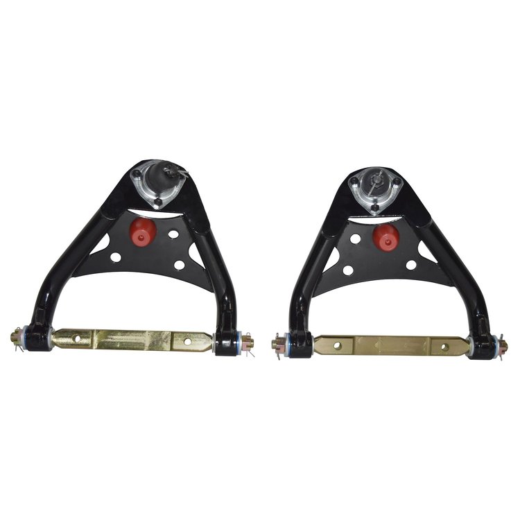 CA13-65PT Upper Control Arm Set for 1965-1970 Chevy Impala, Bel Air, Biscayne W/Shaft & Ball Joint [Tubular]