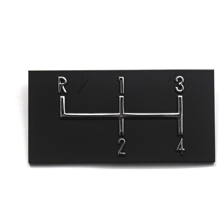 Console Shift Emblem 1968-1972 Chevy Chevelle/El Camino 4-Speed