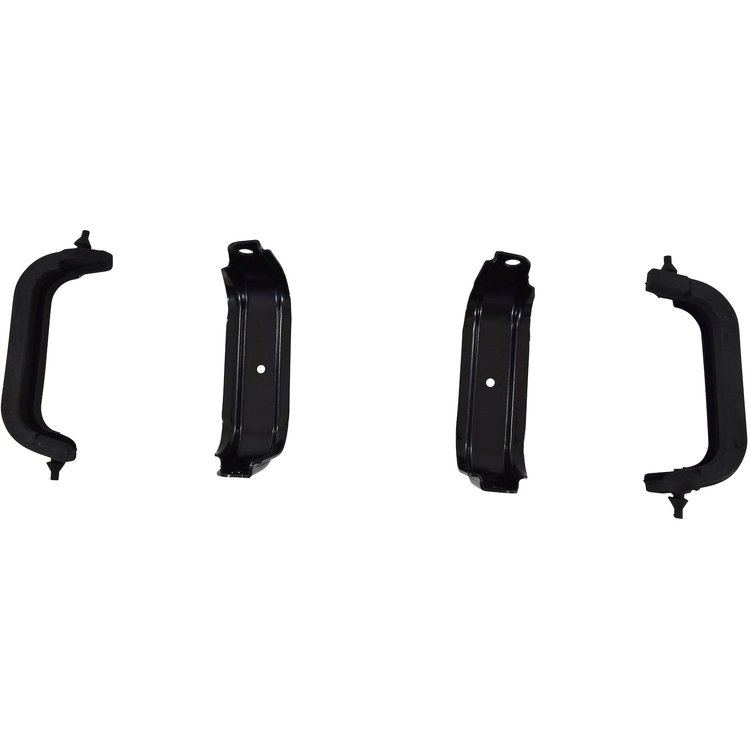 CS04-69MS for 1969-1972 Oldsmobile Cutlass Radiator Mounting Metal Bracket & Rubber Insert Set