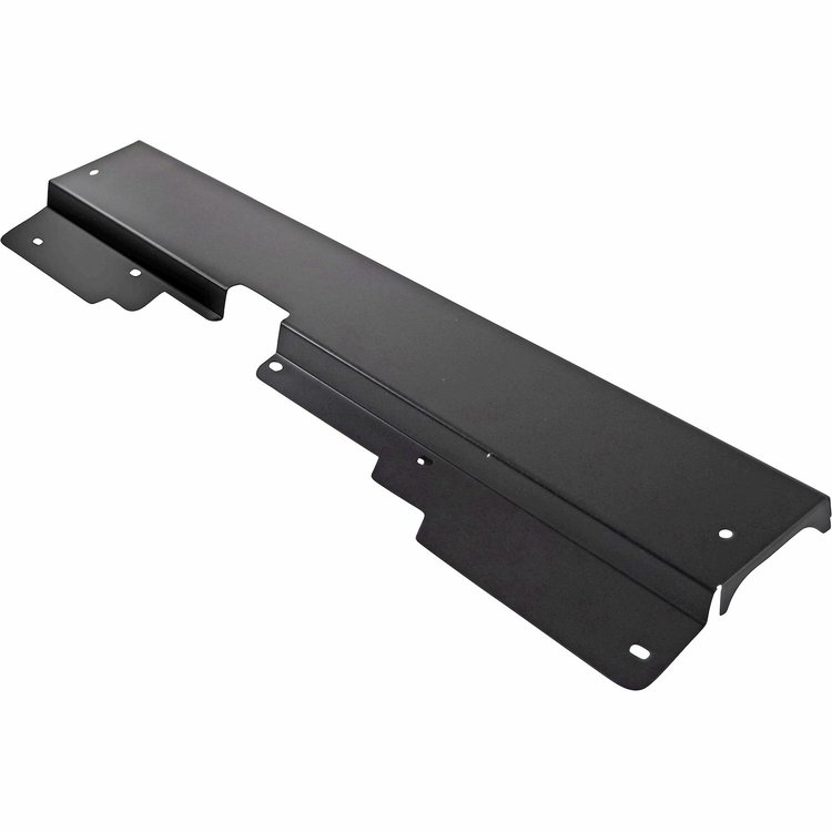 CS12-78HB Radiator Hold Down Plate for 1978-1988 GM G Body [Black Powder Coated, For Electric Fans]