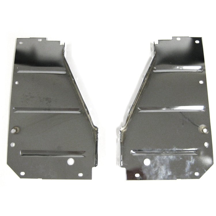 CS13-55PC Radiator Support Side Filler Panels 1955 Chevy Chrone Pair