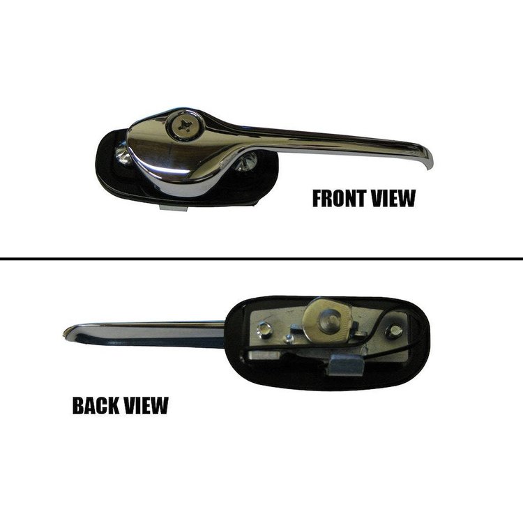 CV13-55HL Top Latch Down Handle 1955-1960 Chevy Convertible With Cover Plate LH