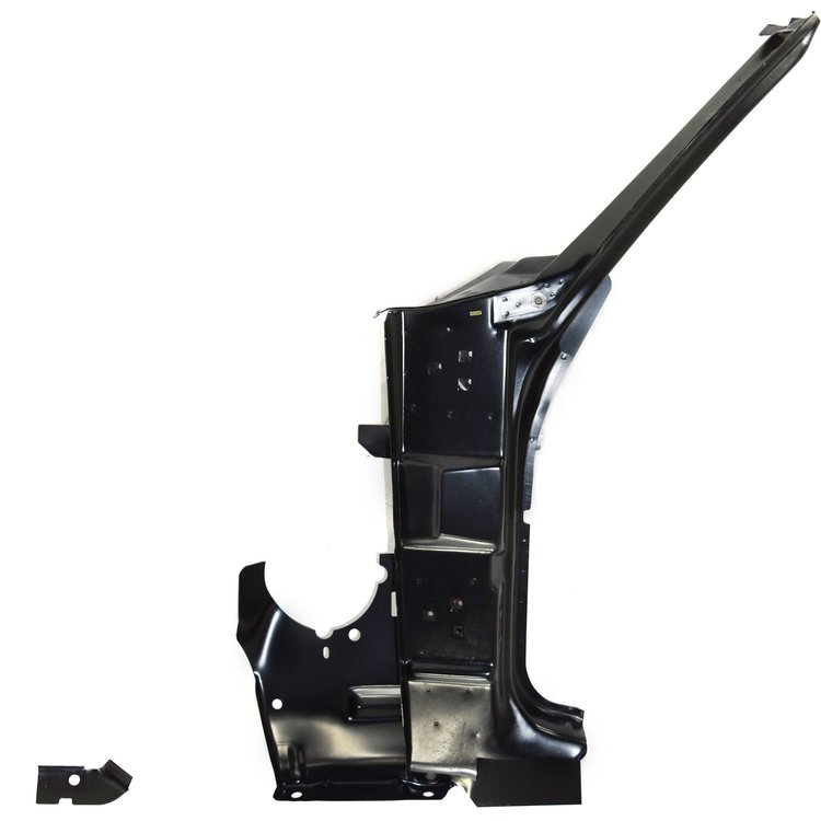 Inner A-Pillar with Kick Panel for 1970-1972 Chevy Chevelle Convertible [Left/Driver Side]