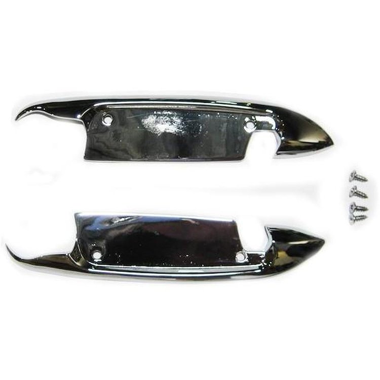 DOOR HANDLE SCUFF PLATE PAIR 52-66 CHEVY P/U