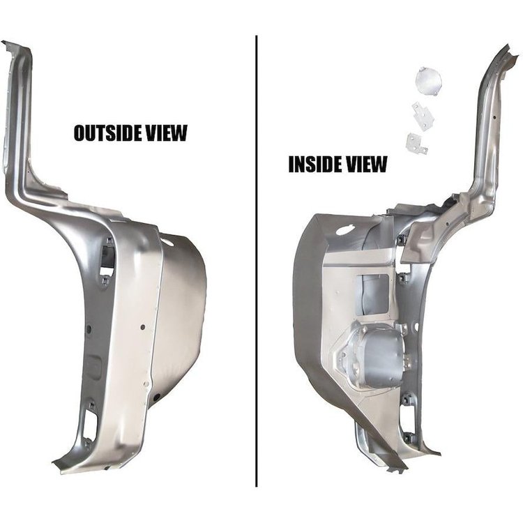 DO13-553PR A-Pillar With Cowl Side Panel for 1955-1956 Chevy 150/210/Bel Air 2-Door Hardtop