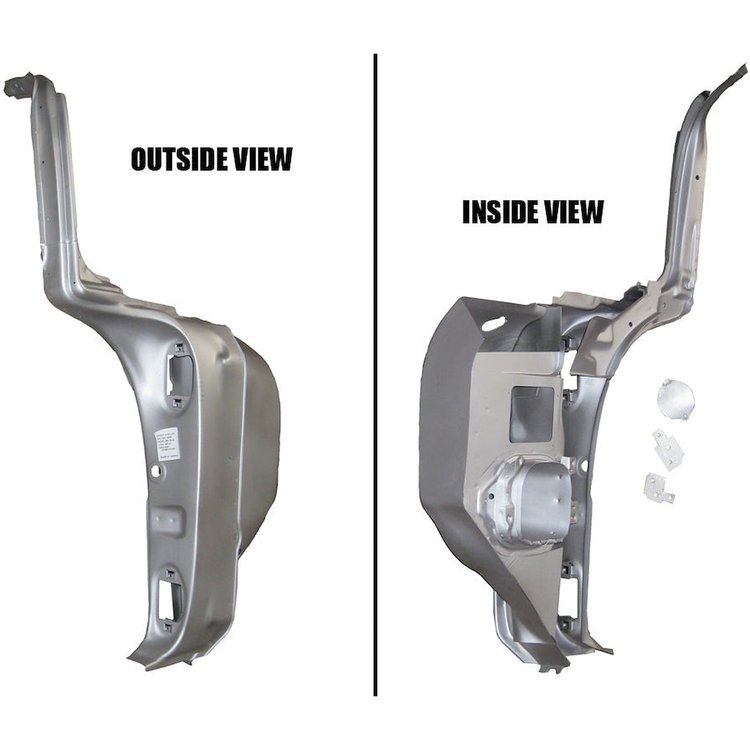 DO13-554PR A-Pillar With Cowl Side Panel for 1955-1956 Chevy 150/210/Bel Air Convertible