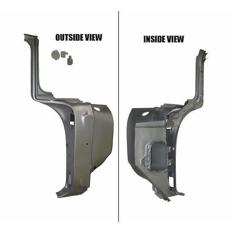 DO13-555PR A-Pillar With Cowl Side Panel for 1955-1956 Chevy 150/210/Bel Air Sedan
