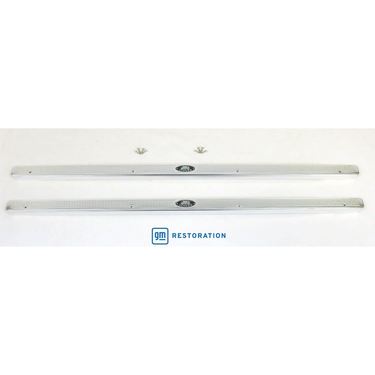 DO13-55SP Door Sill Plates for 1955-1957 Chevy 150/210/Bel Air Coupe