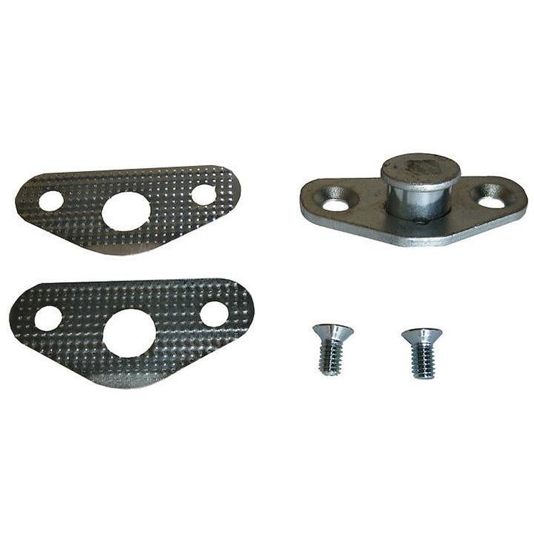 DOOR LATCH STRIKER PLATE 67-70 MUSTANG