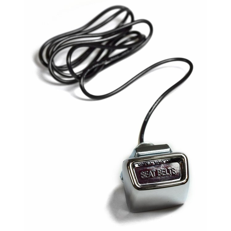 Dash-Mounted Seat Belt Warning Light 1968-1976 Mopar A/B/E-Body