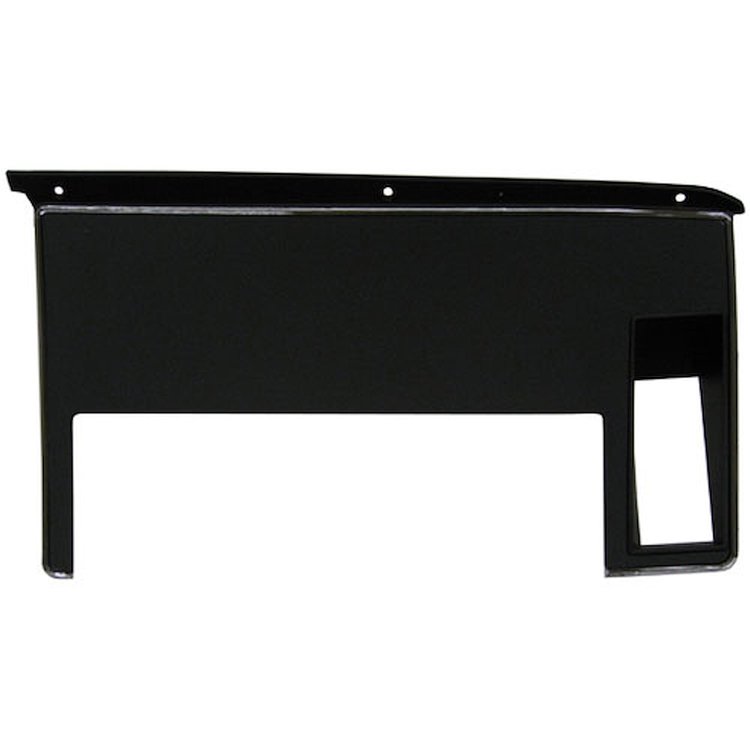 DASH PANEL RH MUSTANG 71-EARLY 72 W/O SEATBELT WARNING LIGHT HOLE