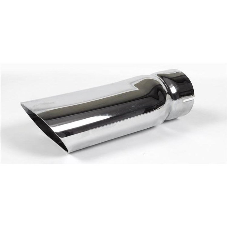 EH03-682 SS-Type Exhaust Tip 1969-1972 Chevy Chevelle, Monte Carlo [3 in., Chrome, Without GM Marking]