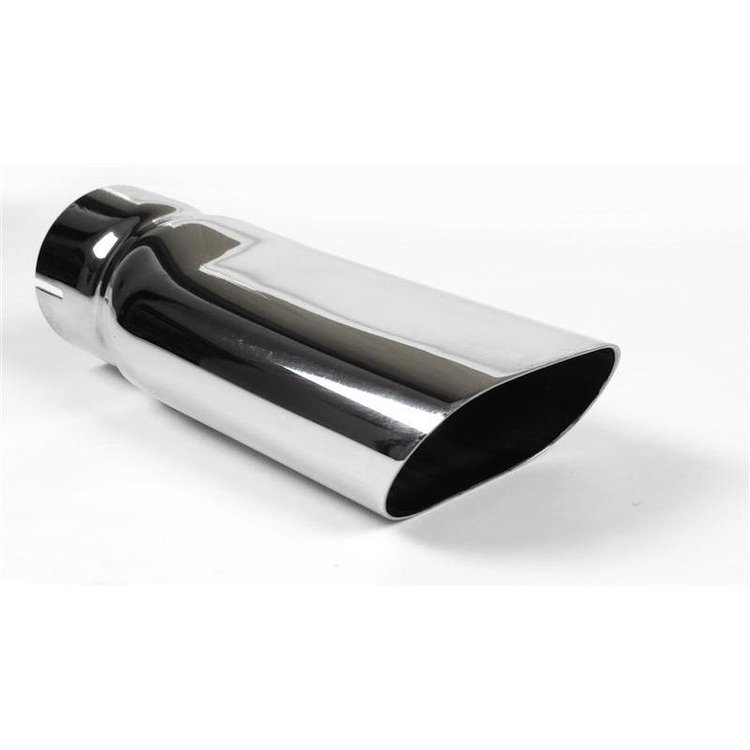 EH03-683 SS-Type Exhaust Tip 1969-1972 Chevy Chevelle, Monte Carlo [3 in., Chrome, With GM Marking]